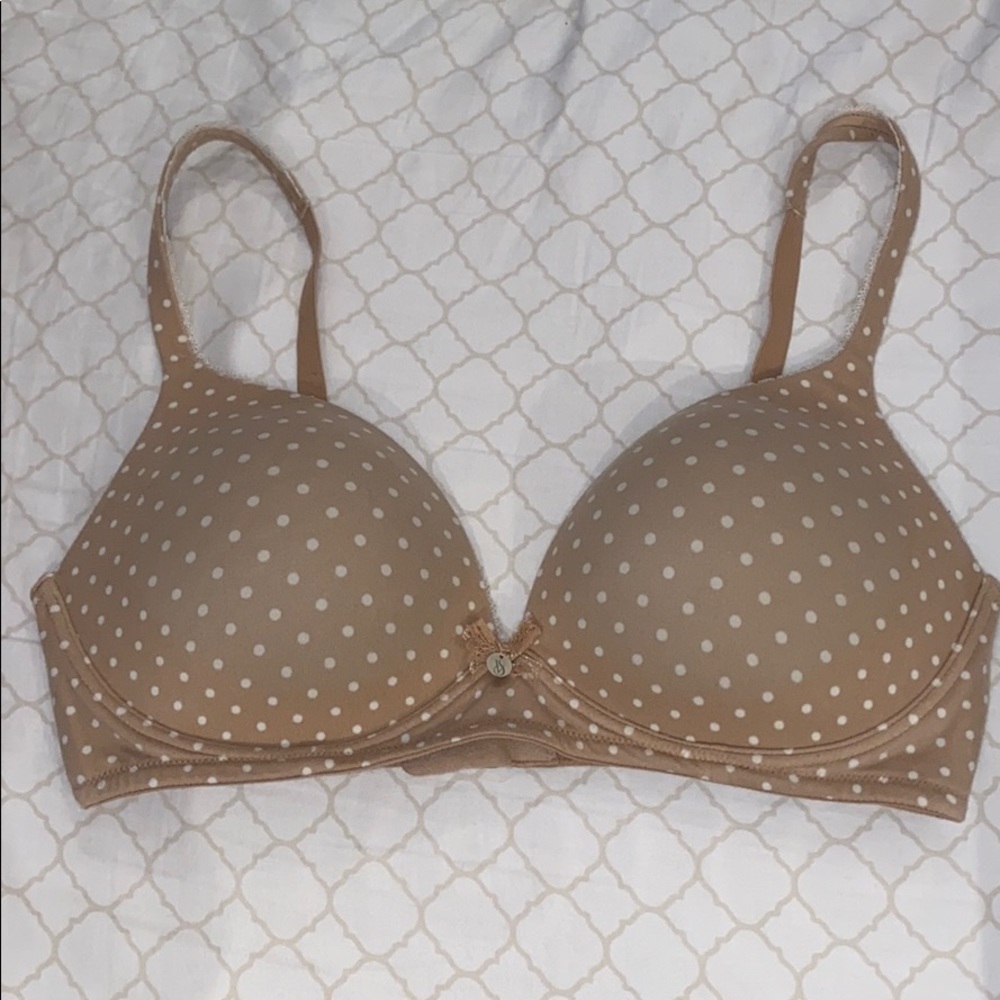 Body by Victoria No Wire Polka Dot Bra